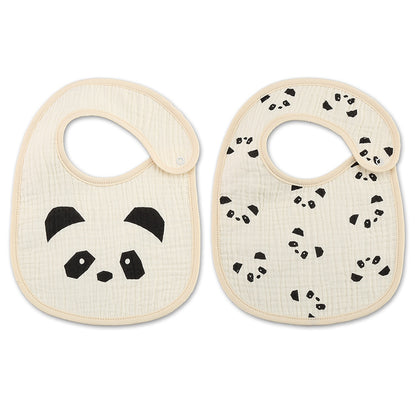 Thin Kids' Bib - Pure Cotton Waterproof Gauze Towel