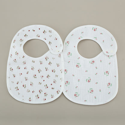 Thin Kids' Bib - Pure Cotton Waterproof Gauze Towel